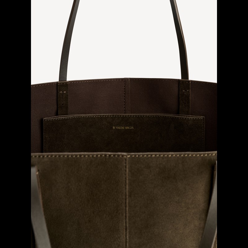 By Malene Birger Shopper Abilla Suede  M. Brun 3