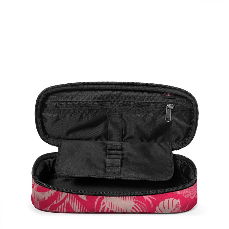 Eastpak Penalhus Oval Single Pink Blomst 3