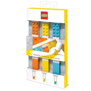 LEGO Bags Overstregningstusser 3 stk. Ass farver