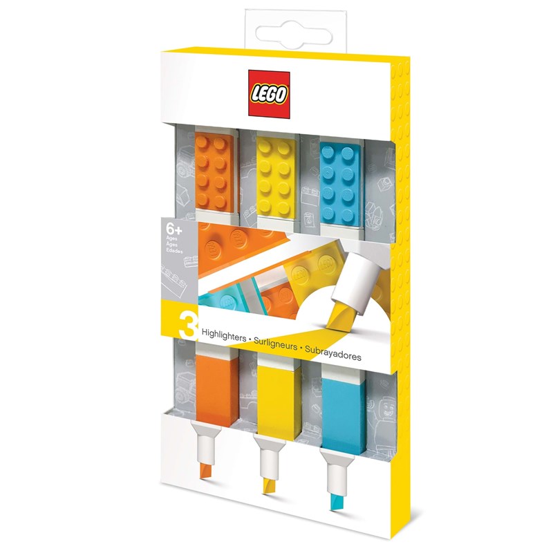 LEGO Bags Lego highlighters 3 stk Röv färger 3