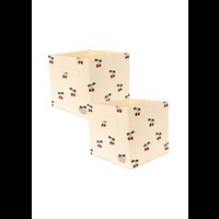 Konges Sløjd Opbevaringsboks 2-pak Rød 1