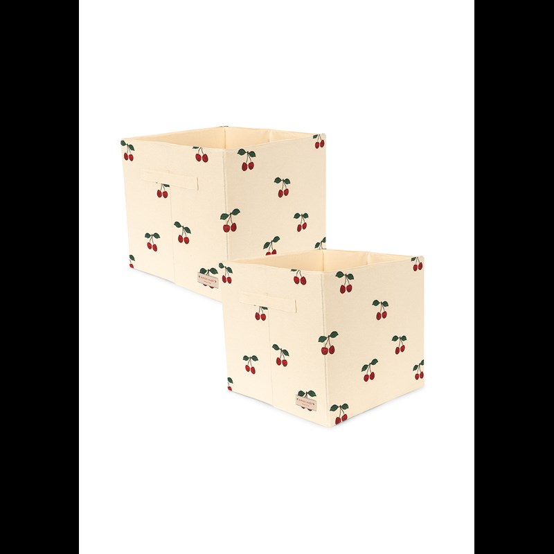 Konges Sløjd Opbevaringsboks 2-pak Rød 1