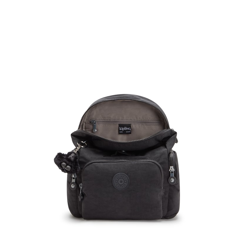 Kipling Ryggsäck City Zip Mini Svart 4