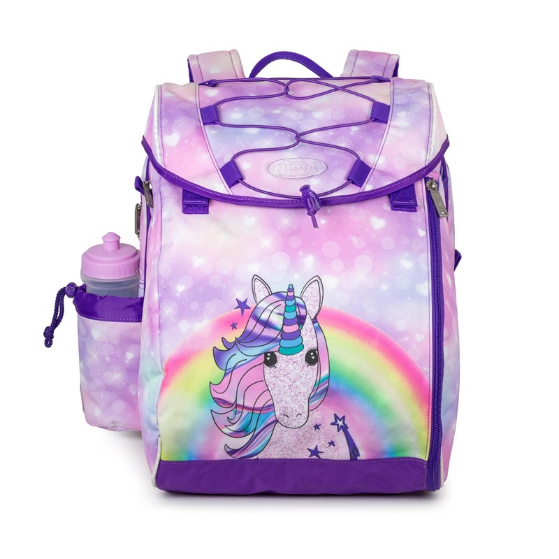 JEVA Skoletaskesæt Intermed Unicorn Lilla 3