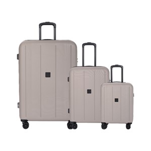 Aries Travel Kuffertsæt Palermo 75 Cm Beige/grå