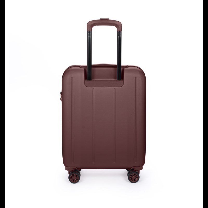 Aries Travel Resväska Palermo Brun/röd 55 Cm 4