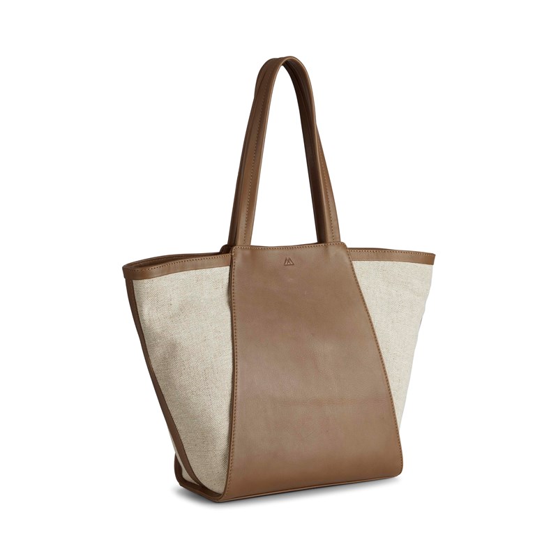 MARKBERG Shopper Blaise Canvas Mix Brun/beige 5