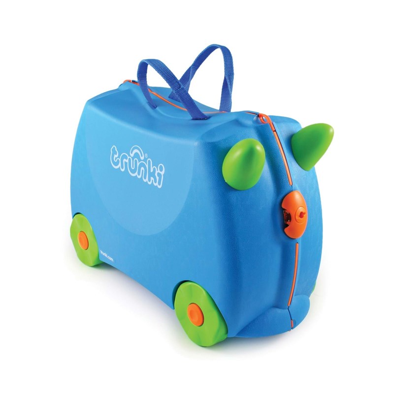 Trunki Børnekuffert med hjul Terrance Blå 1