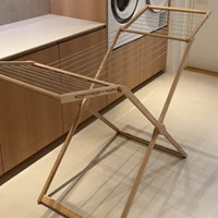 micare Tørrestativ Massiv Eg Brun/Beige