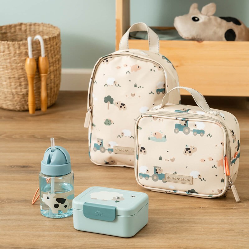 Done By Deer Madkasse Tiny farm Blå 6