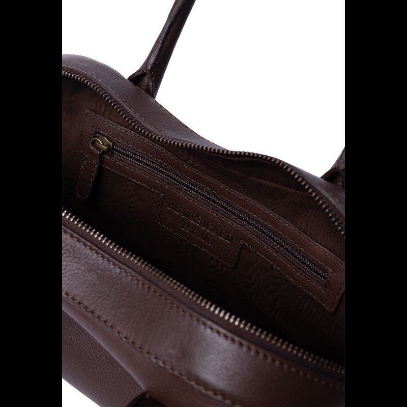 RE:DESIGNED Skuldertaske Nynne Big Brun 5