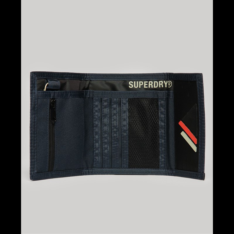 Superdry Pung Tarp Tri-Fold Wallet Navy 2