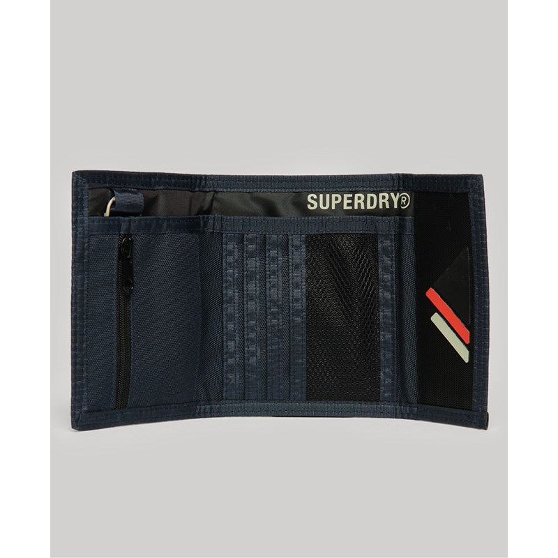 Superdry Pung Tarp Tri-Fold Wallet Navy 2