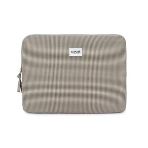 Conmé Datorfodral petit check 14" Sand