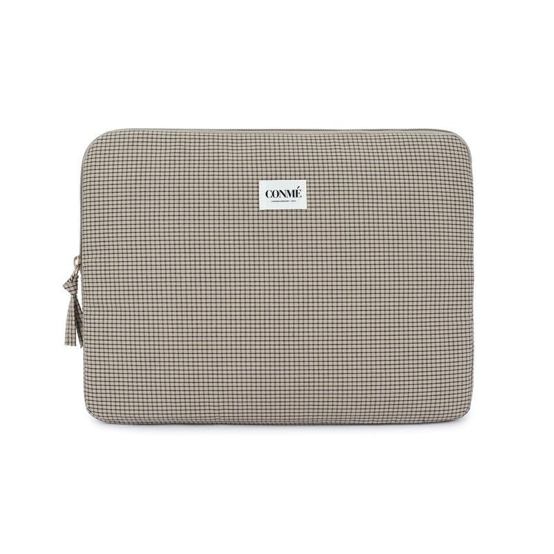 Conmé Datorfodral petit check Sand 14" 1