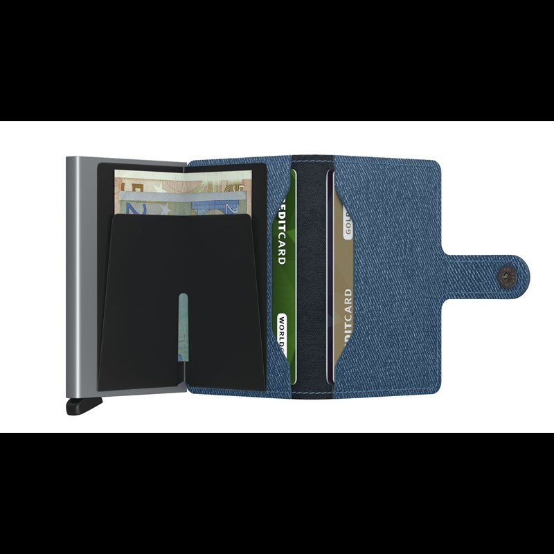 Secrid Kortholder Mini wallet Blå/mønster 3