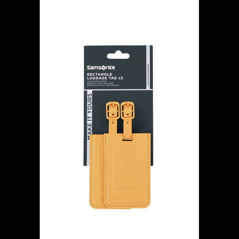Samsonite Bagagemärke 2 stk Gul 4
