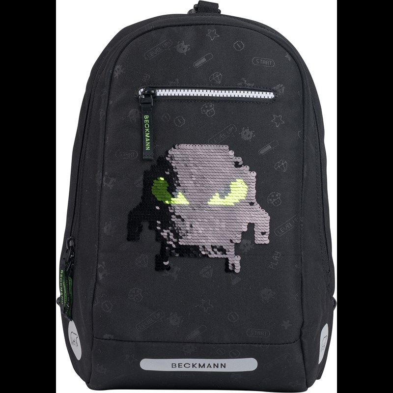 Beckmann Gymnastiktaske Pixel Sort/Sort 1