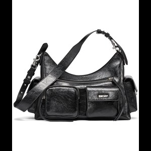 DKNY Axelväska Freda Svart/Silver