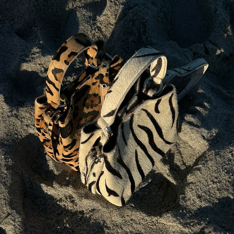 Núnoo Handväska Small Chiara Leopard 6