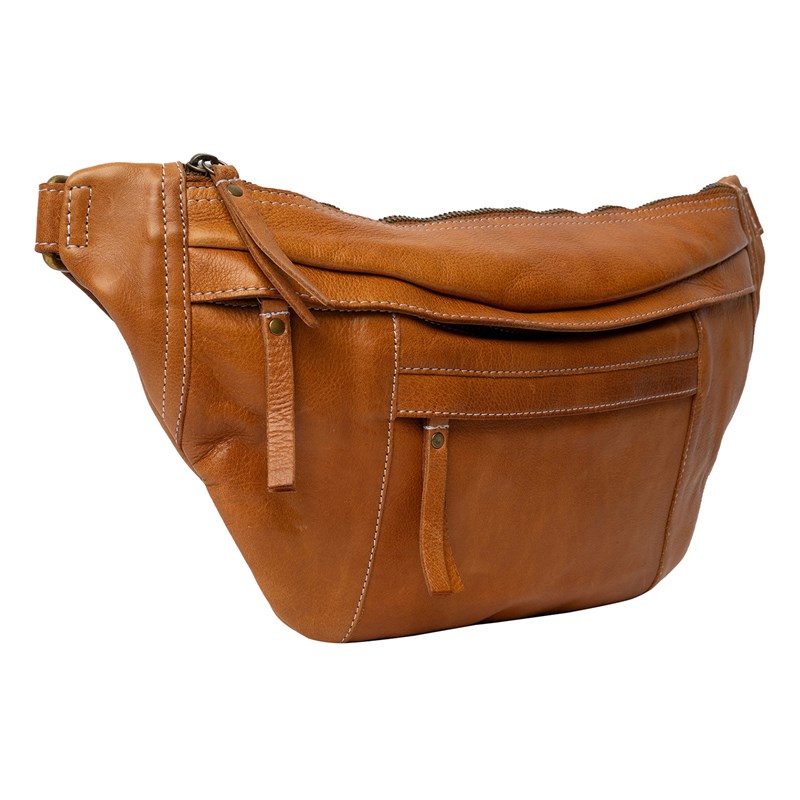 RE:DESIGNED Midjeväska June Bumbag Konjak/brun 3