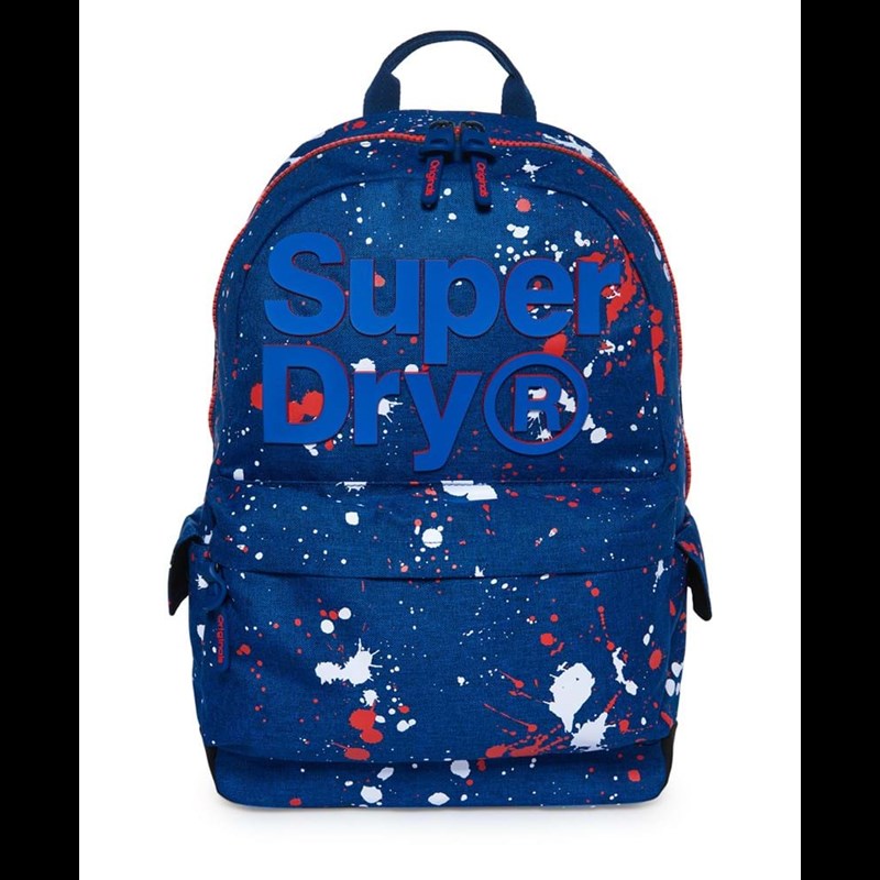 Superdry Rygsæk Montana Tone Splatter Blå/rød 1