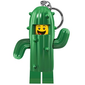 LEGO Bags Nøglering m/lys Cactus Boy Grøn/sort