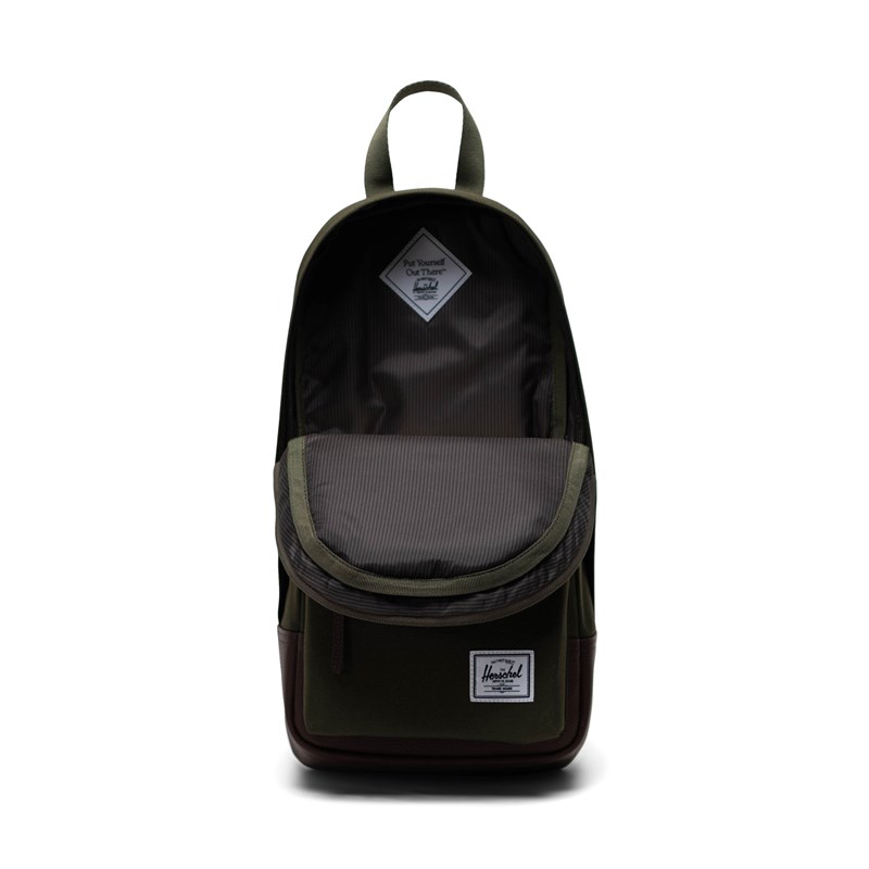 Herschel Sling Bag Heritage Flaskegrøn 4