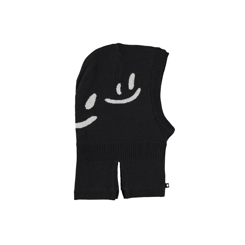 Molo Elefanthue Snow Sort 1-2 år 1