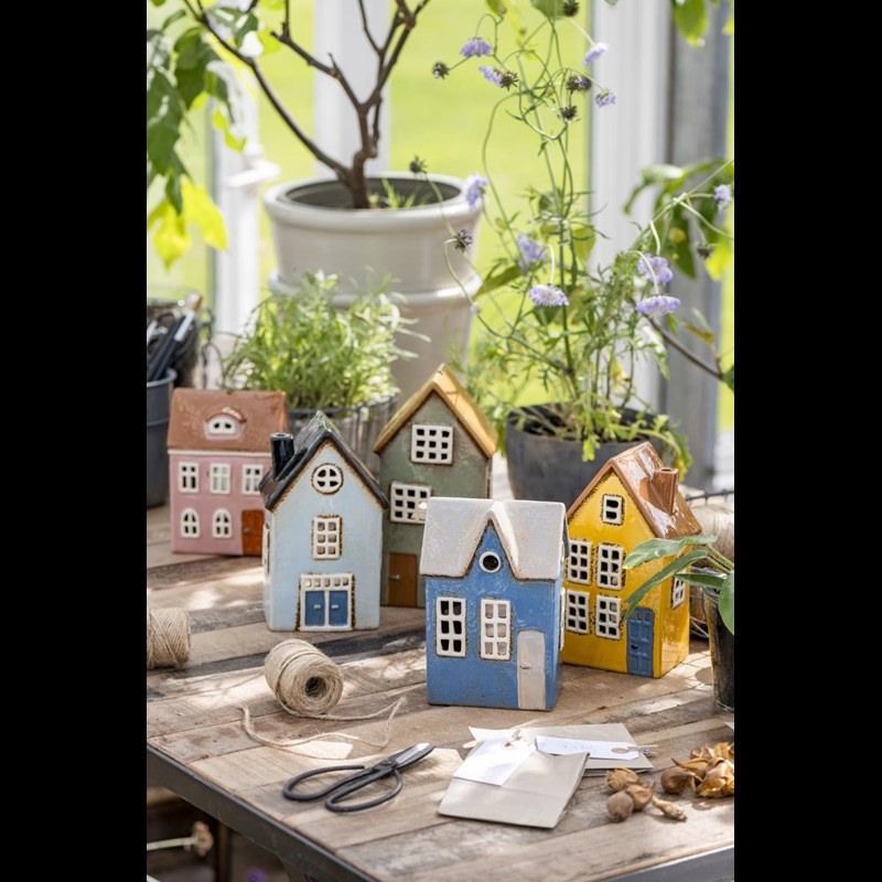 Ib Laursen Ljusstake Hus Nyhavn Blå/Svart 3