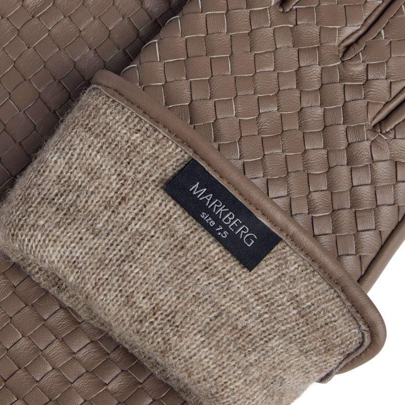 MARKBERG Damhandskar Melia Brun/beige Str. 7 4