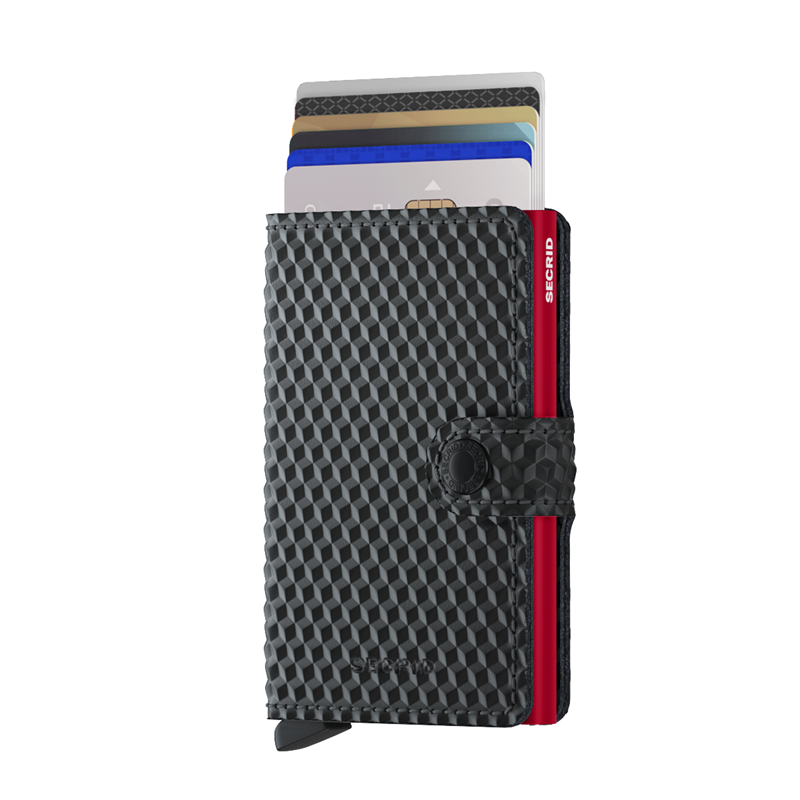 Secrid Kortholder Mini wallet Rød/sort 2