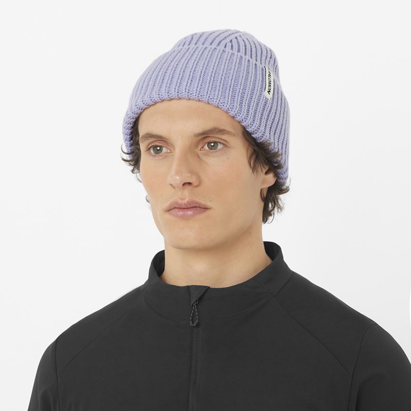 Salomon Hue Snowbird Beanie Lilla 2