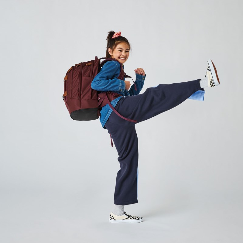 Satch Skoletaske Pack Nordic Ruby Bordeaux 2