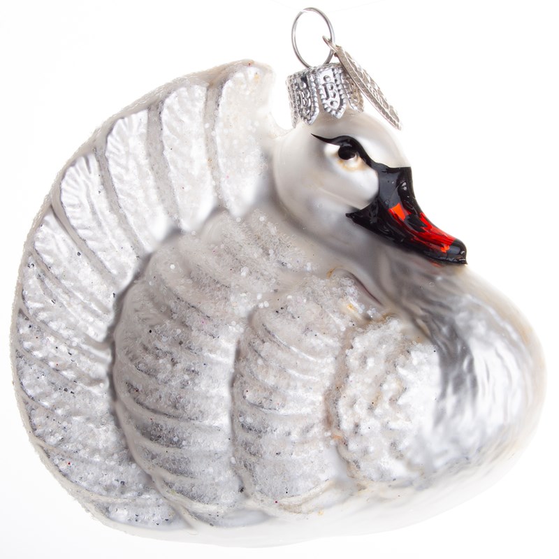 Brink Nordic Julekugle Svane Far Hvid 1