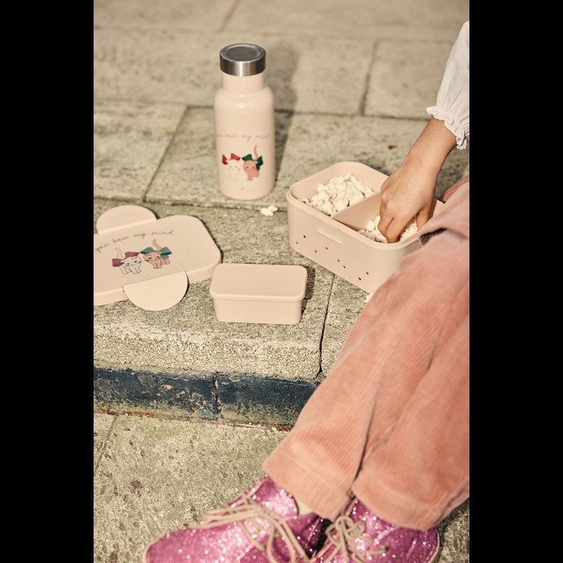 Konges Sløjd Madkasse Bow Kitty Sand/brun 9