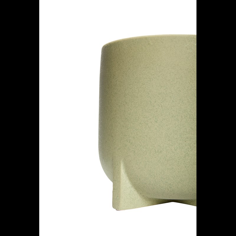 Hübsch Urtepotter sæt 2 stk.  L. Grøn 3