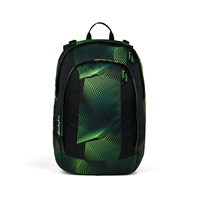 Satch Skolväska Air Seismic Green Grönt mönster 1