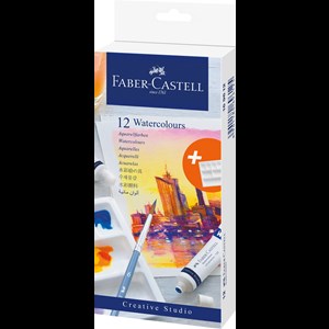 Faber-Castell Akvarellfärger i Tub 12 st. Multi