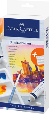 Faber-Castell Akvarellfärger i Tub 12 st. Multi 1