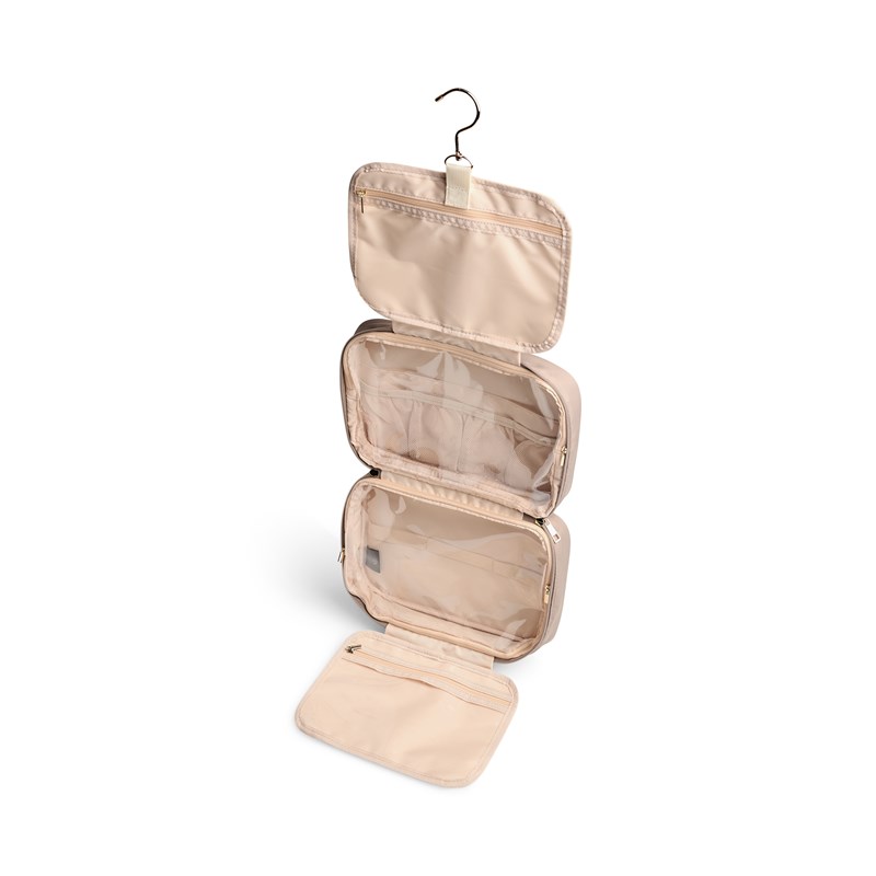 Aura Toilettaske Ibiza med ophæng Beige 8