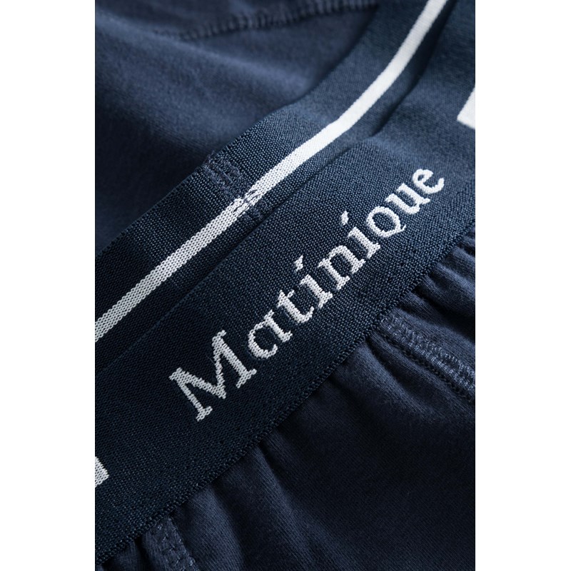 Matinique Boxershorts N Grant Navy Str S 2