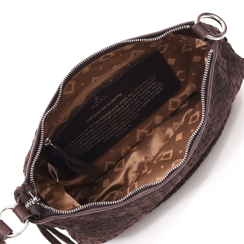 Adax Skuldertaske Marlin braided Ro M. Brun 3