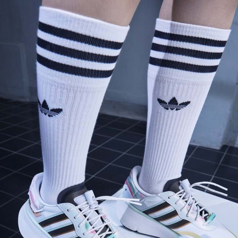 Adidas Originals Strømper Crew 3-pak 43-46 Hvid 3