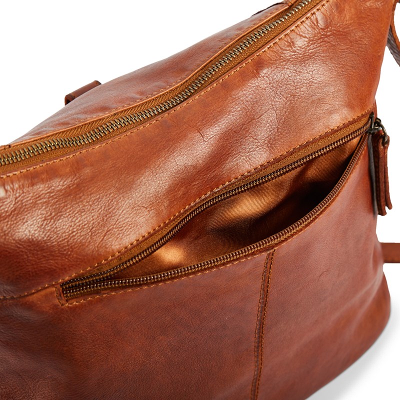 Pia Ries Crossbody Veya Konjak 7