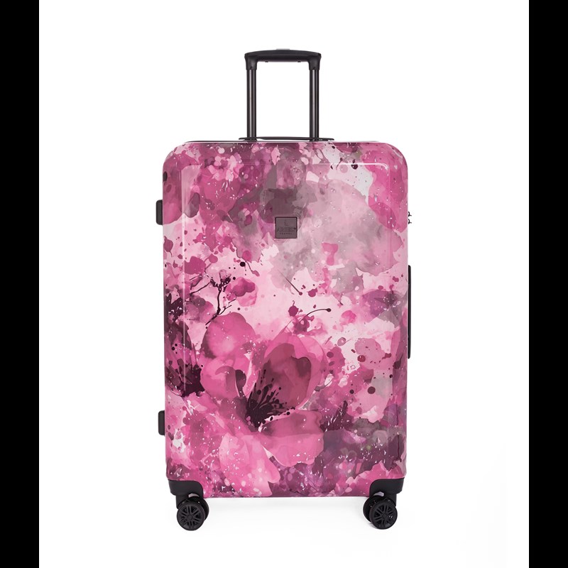 Aries Travel Kuffert Seattle Pink mønstret 75 Cm 1