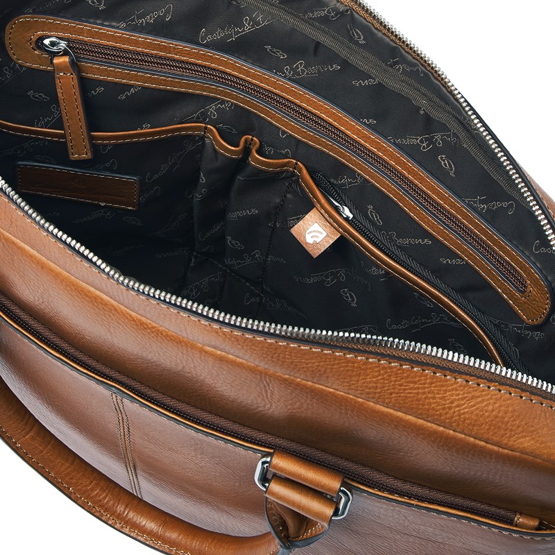 Castelijn & Beerens Datorväska Peter RFID Brun 15" 9