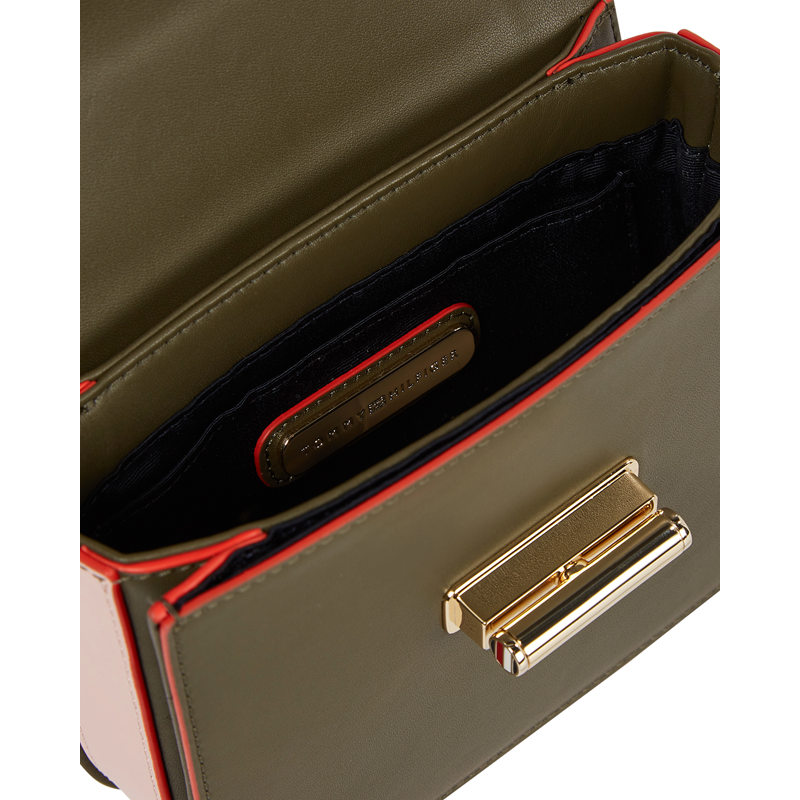 Tommy Hilfiger Crossbody Turnlock Rosa/Grön 3