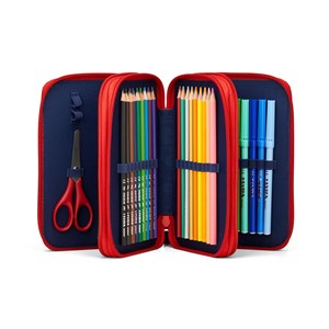 Ergobag Penalhus Maxi FireBear Rød/sort alt image