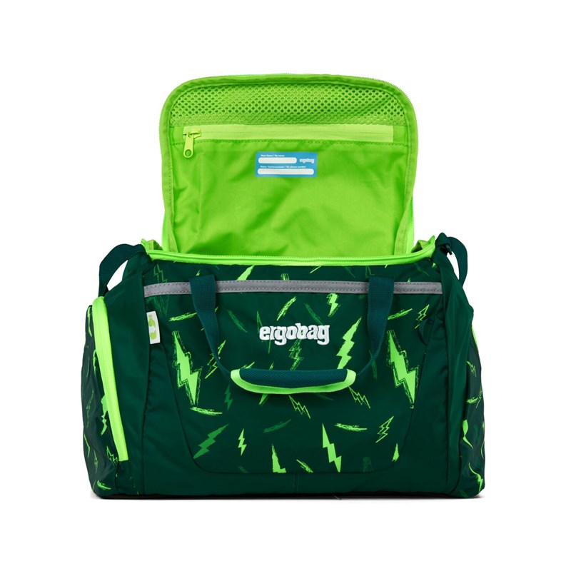 Ergobag Sportstaske Beartastic Grøn mønster 3